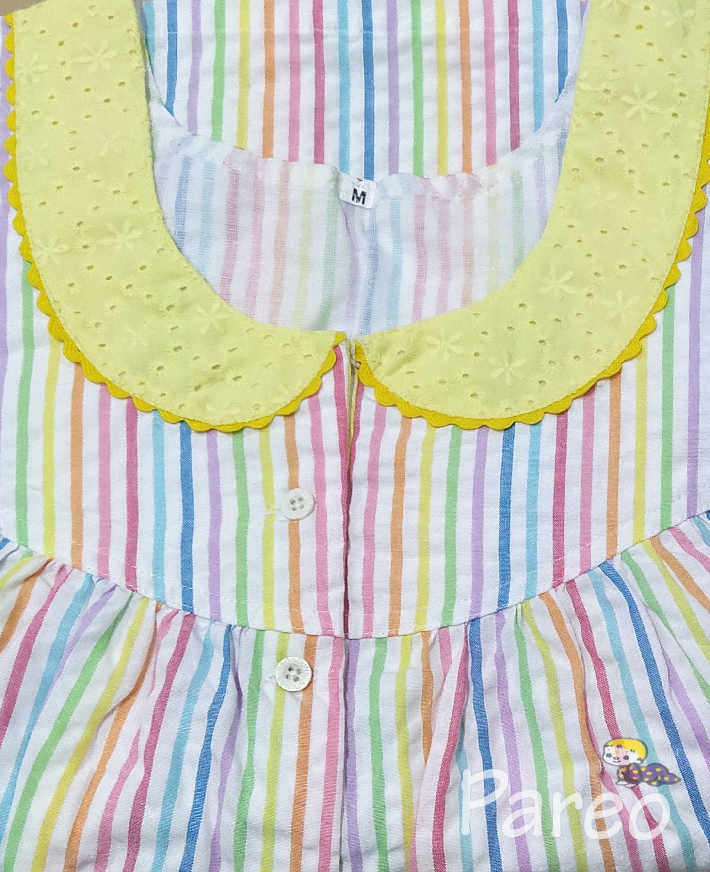 Bantex Pleated , Pockets, Half Open Medium Printed Nighty