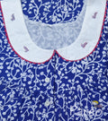 Cotton Pleated , Pockets, Half Open Medium Printed Nighty
