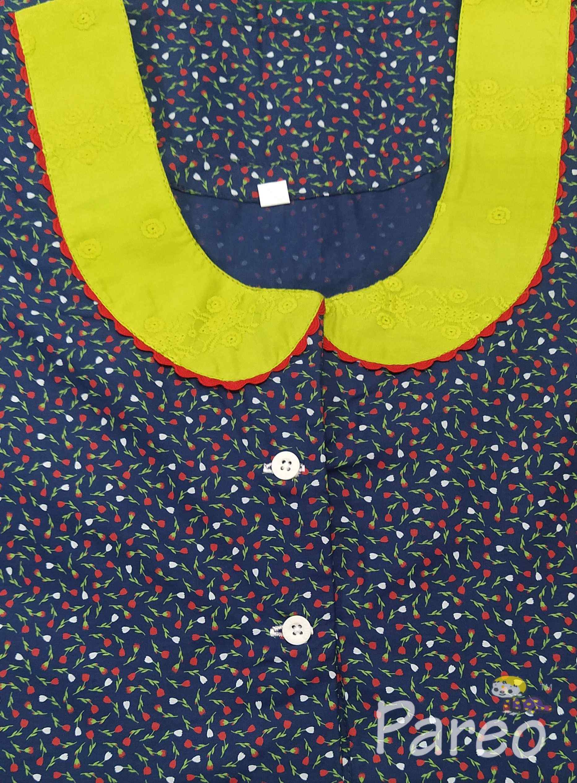 Cotton Half Open Medium Printed Nighty