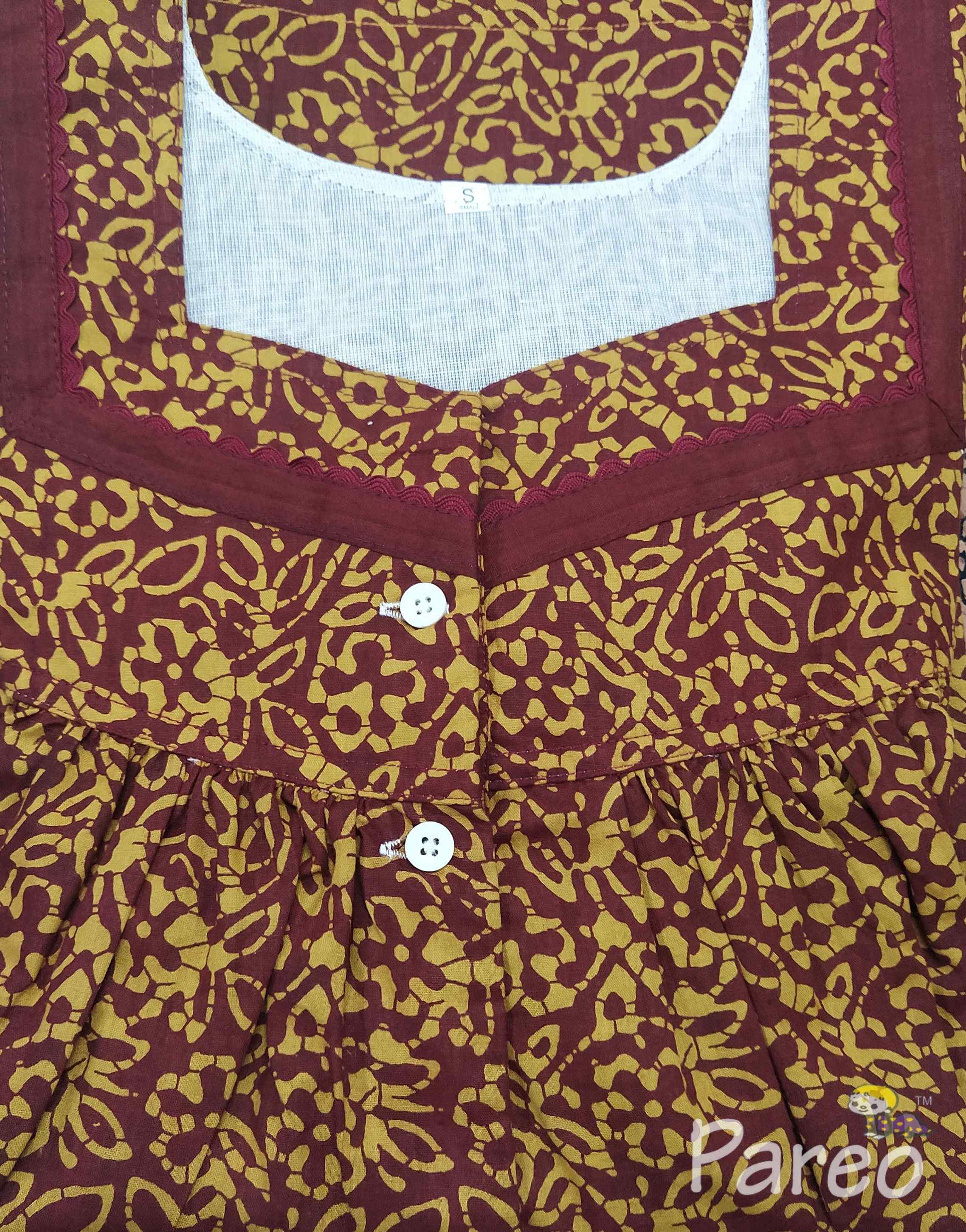 Cotton Half Open Medium Printed Nighty