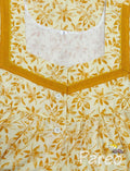 Cotton with Pockets, Half Open Small Printed Nighty