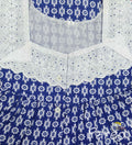 Cotton with Pockets, Half Open Small Printed Nighty