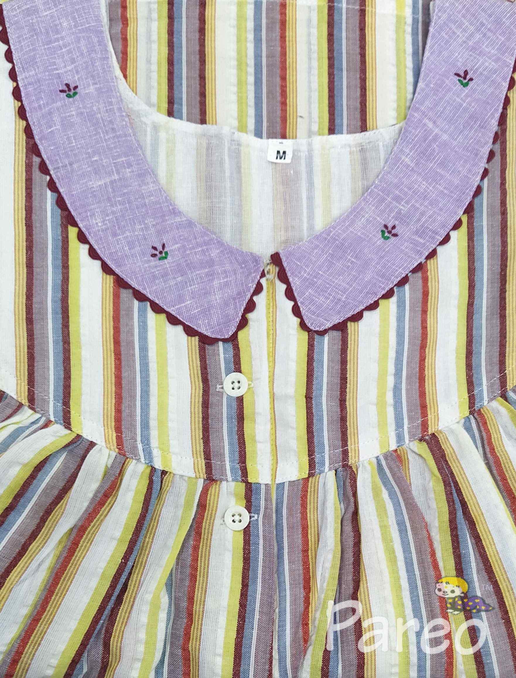 Bantex with Pockets, Half Open Medium Printed Nighty