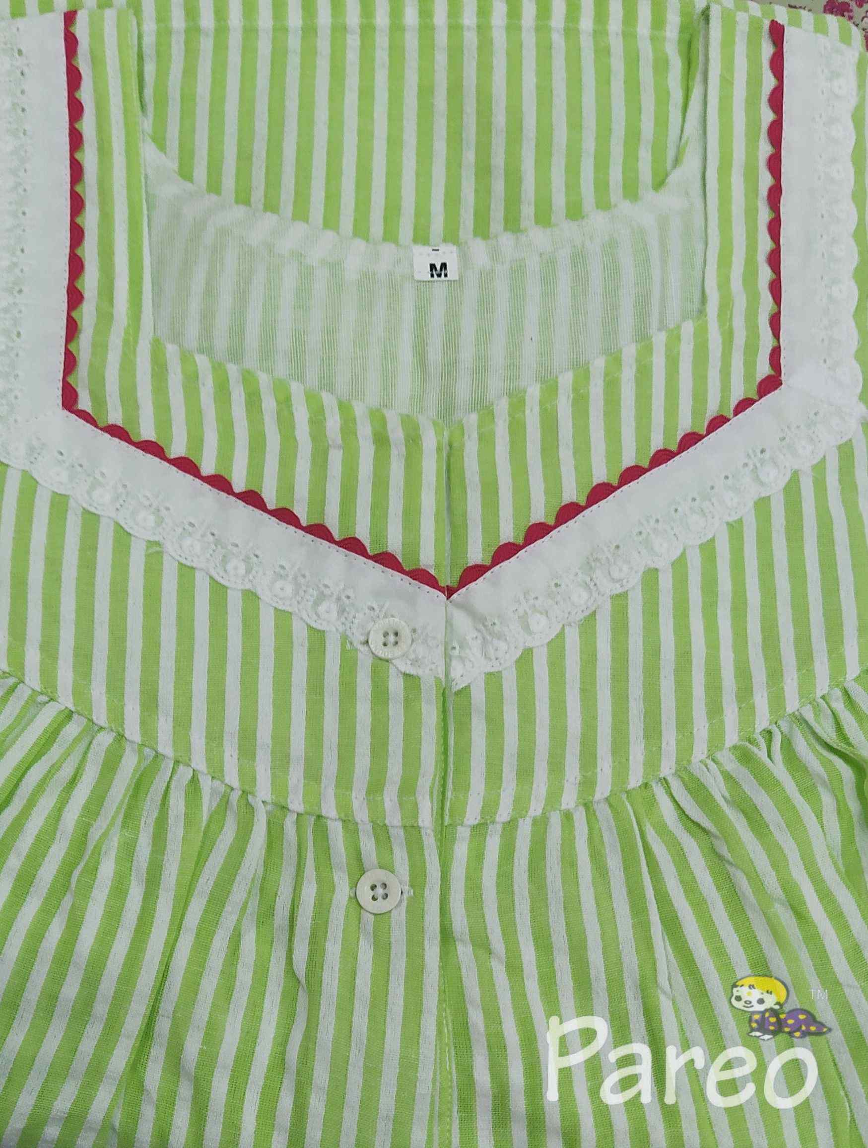 Bantex with Pockets, Half Open Medium Printed Nighty