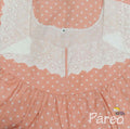 Cotton with Pockets, Central zip Medium Printed Nighty