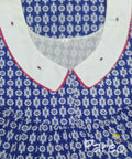 Cotton with Pockets, No Open Large Printed Nighty
