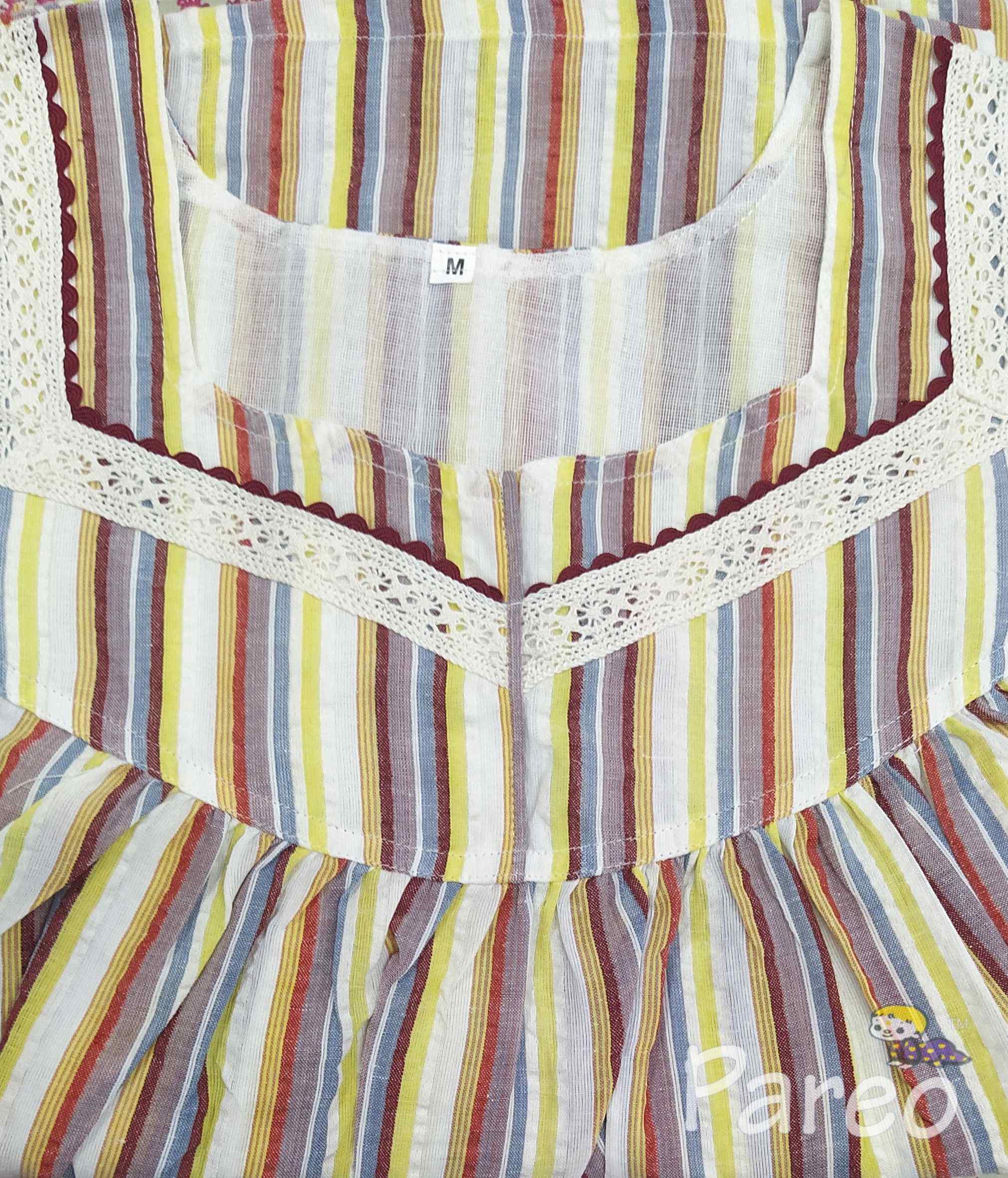 Bantex with Pockets, No Open Medium Printed Nighty