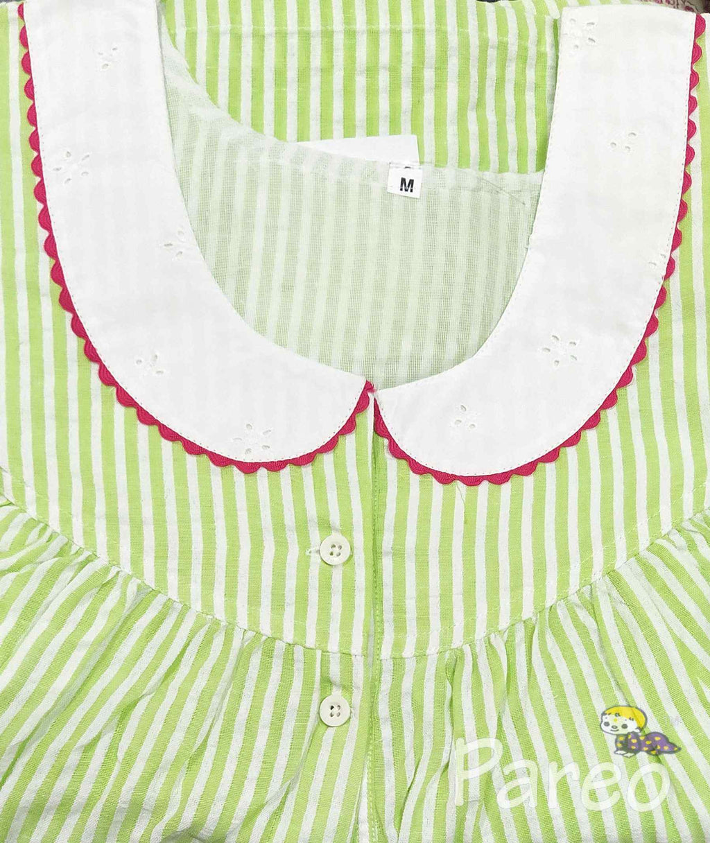 Bantex with Pockets, Half Open Medium Printed Nighty