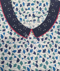 Cotton A-line churidar cut, With Pockets, No Open Medium Printed Nighty