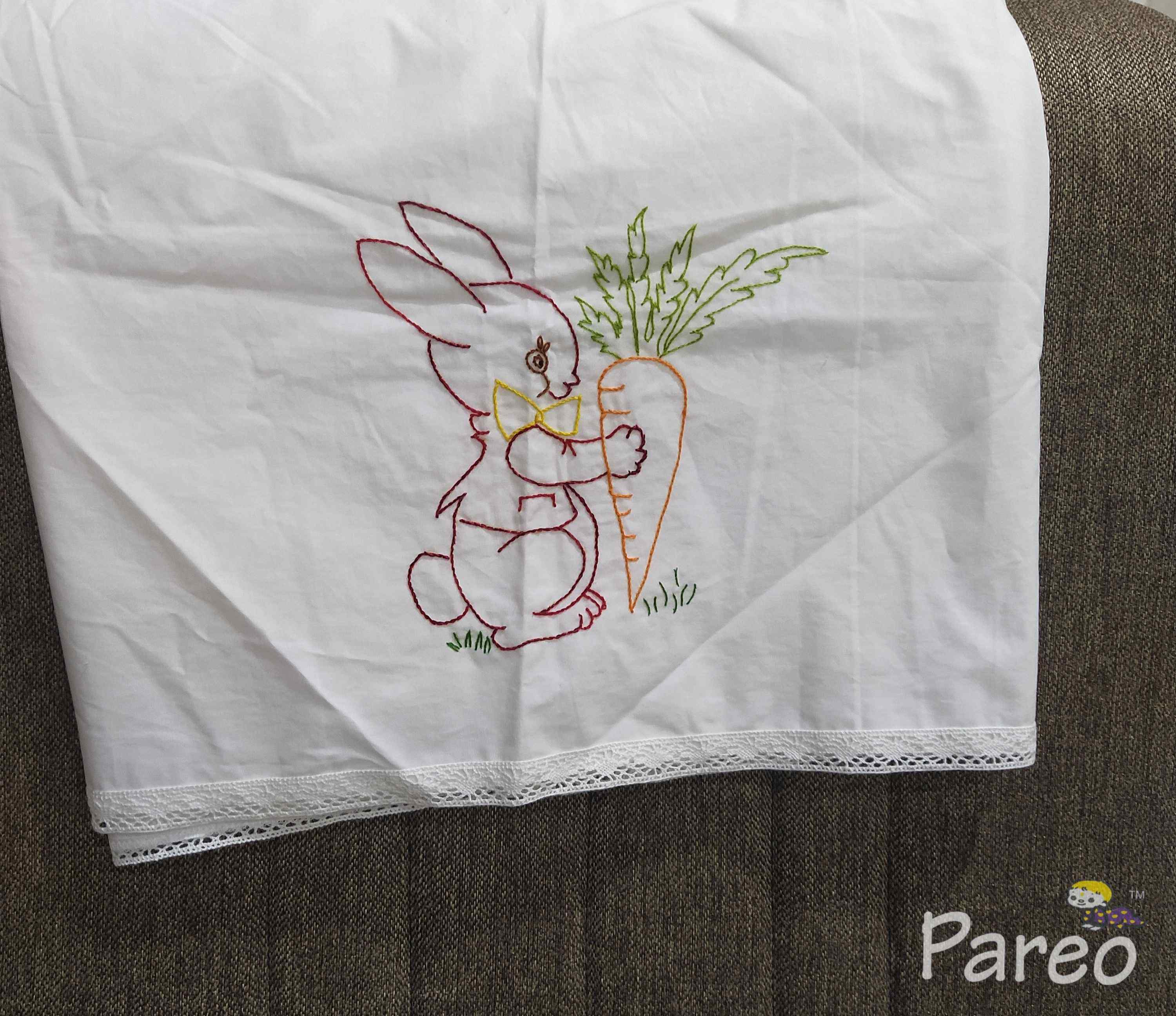 Embroidered Baby sheet for new borns