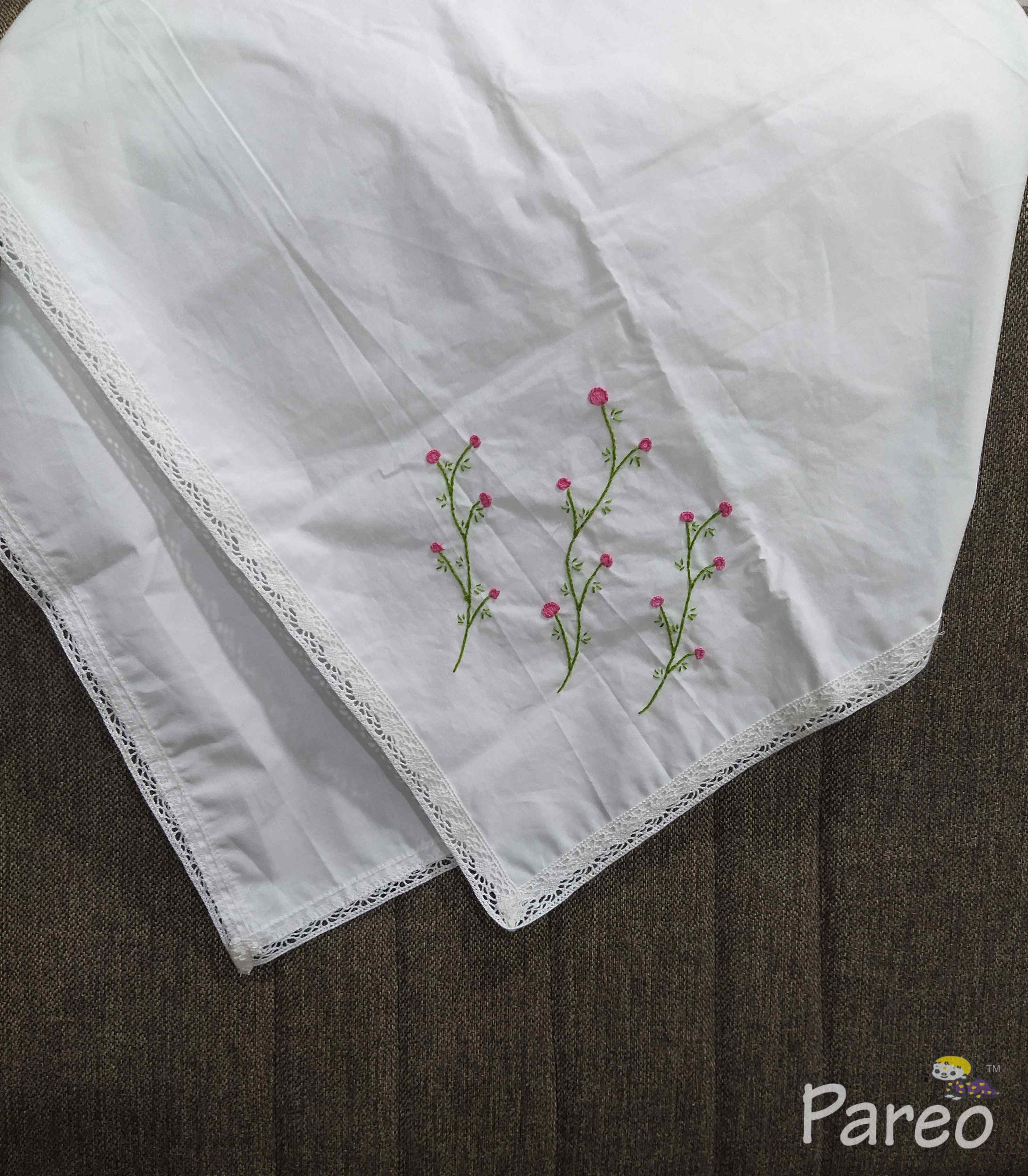 Embroidered Baby sheet for new borns