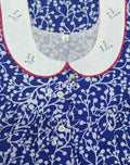 Cotton Pleated , With Pockets, Half Open Small Printed Nighty