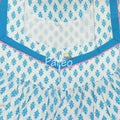 Cotton Pleated , With Pockets, No Open Small Printed Nighty