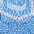 Cotton Pleated , With Pockets, Central zip Medium Printed Nighty