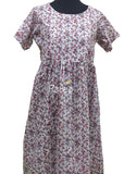 Cotton Pleated , Side zip, With Pockets, With belt strap Small Printed Maternity Wear