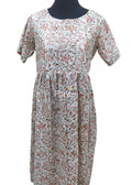 Cotton Pleated , Side zip, With Pockets, With belt strap Small Printed Maternity Wear