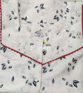 Cotton A-line churidar cut, With Pockets, Half Open Medium Printed Nighty