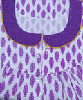 Cotton Pleated , With Pockets, Half Open Large Printed Nighty