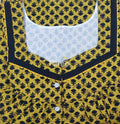 Cotton Pleated , With Pockets, Half Open Large Printed Nighty