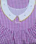 Cotton Pleated , With Pockets, Half Open Medium Printed Nighty