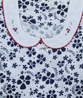 Cotton A-line churidar cut, With Pockets, No Open Medium Printed Nighty