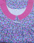 Cotton Pleated , With Pockets, No Open Medium Printed Nighty
