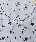 Cotton A-line churidar cut, With Pockets, No Open Large Printed Nighty