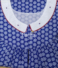 Cotton With Pockets, Central zip Medium Printed Nighty