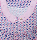 Cotton With Pockets, Central zip Medium Printed Nighty