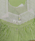 Bantex With Pockets, Half Open Small Printed Nighty