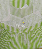 Bantex With Pockets, Half Open Small Printed Nighty