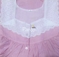 Cotton With Pockets, Half Open Small Printed Nighty