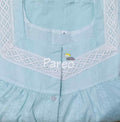Cotton haccobbaWith Pockets, Half Open Large Printed Nighty