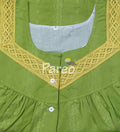 Cotton With Pockets, Half Open Large Printed Nighty
