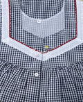 Cotton With Pockets, Half Open Small Printed Nighty