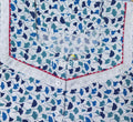 Cotton A-line churidar cut, With Pockets, Half Open Large Printed Nighty
