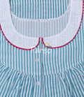 Cotton With Pockets, Half Open Large Printed Nighty