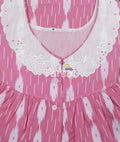 Soft Cotton With Pockets, Half Open Medium Printed Nighty