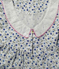 Cotton With Pockets, Half Open Medium Printed Nighty