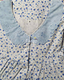 Cotton With Pockets, Half Open Medium Printed Nighty