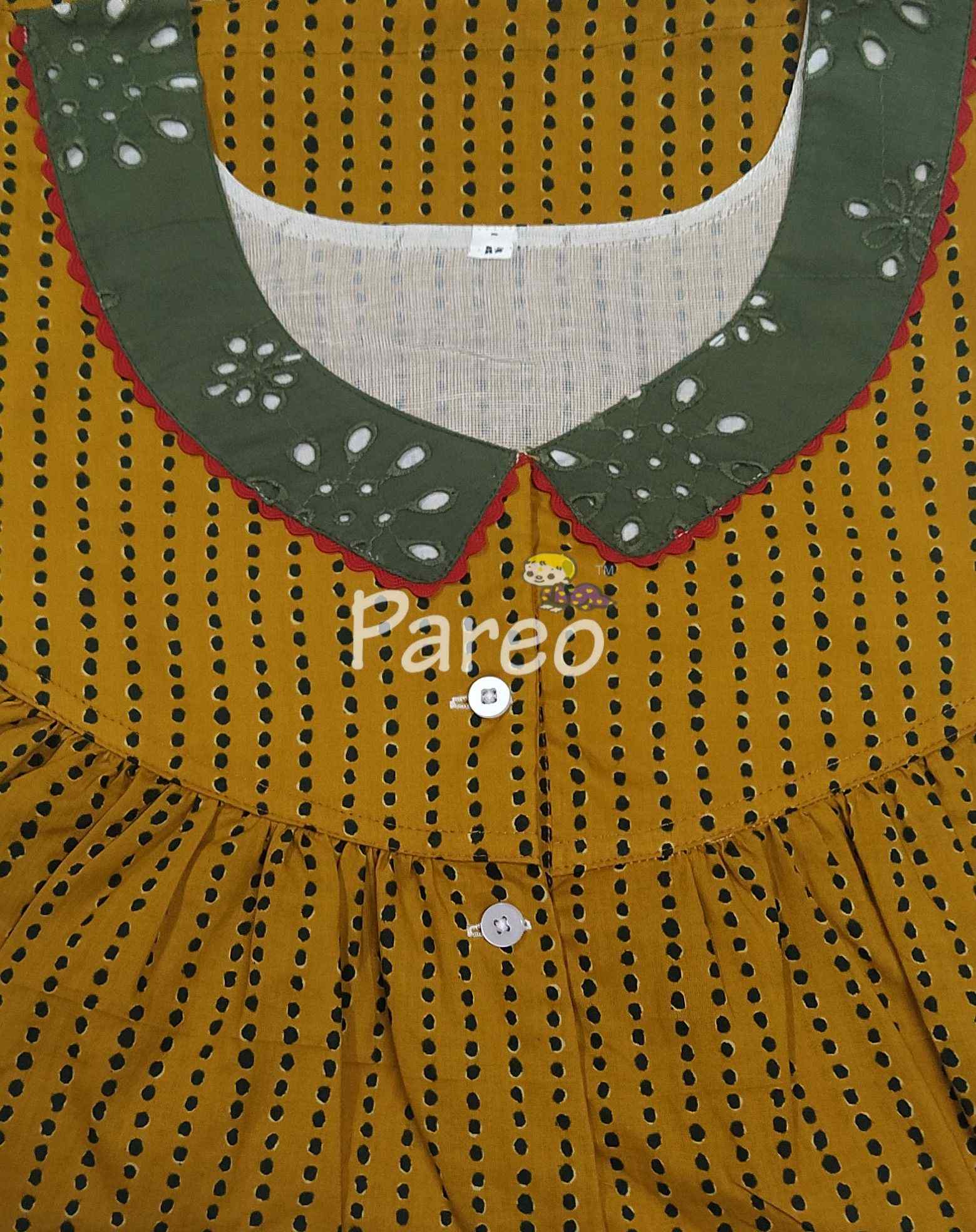 Soft Cotton With Pockets, Half Open Medium Printed Nighty