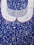 Cotton With Pockets, Half Open Large Printed Nighty