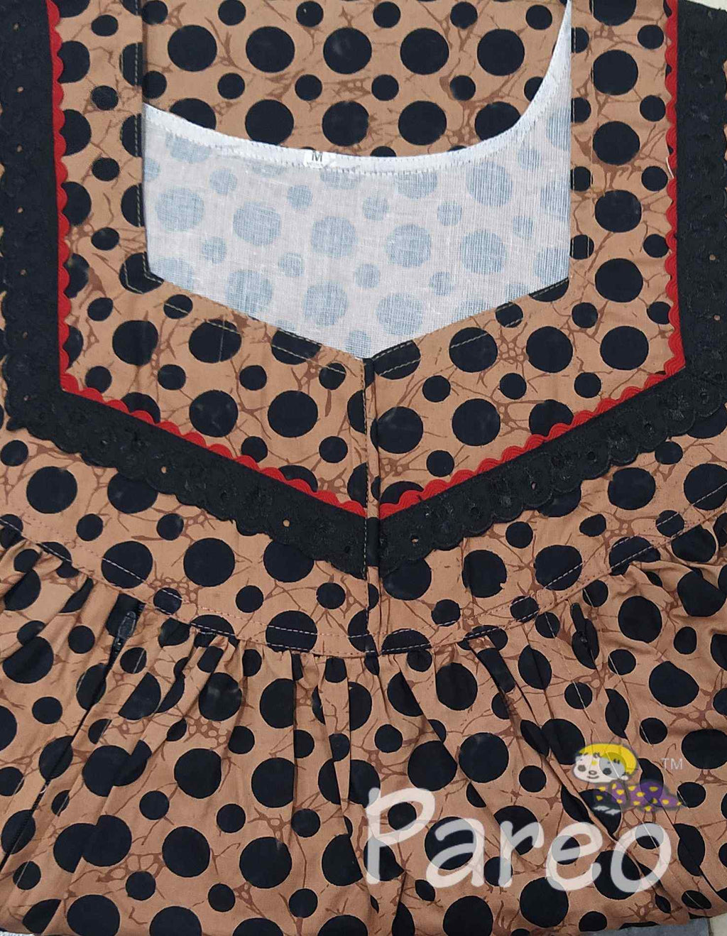 Cotton Side zip, With Pockets Medium Printed Nighty