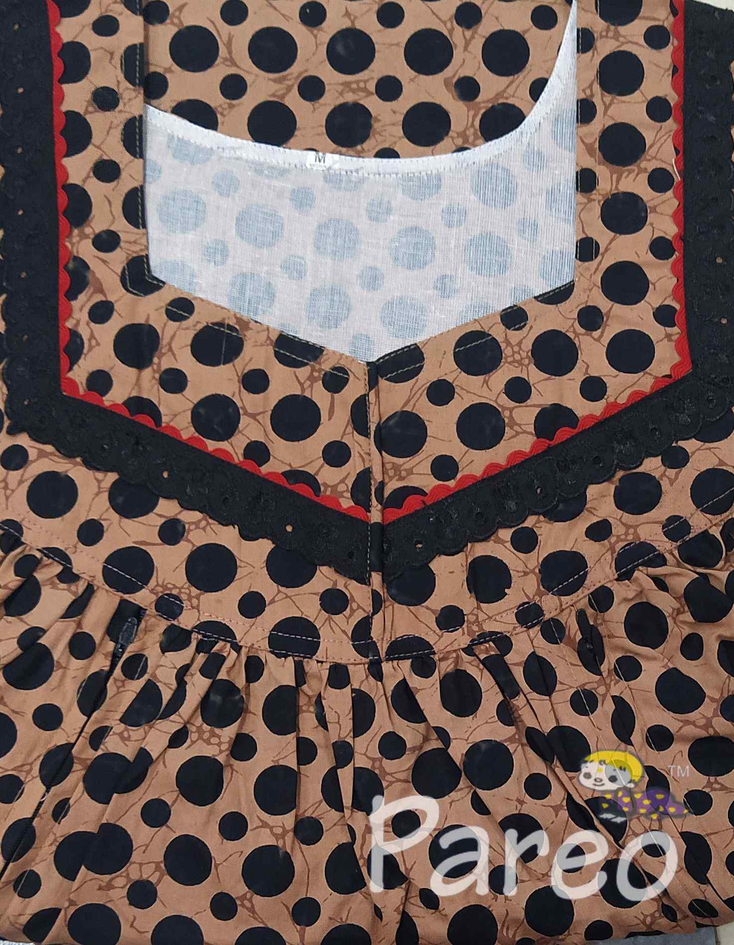 Cotton Side zip, With Pockets Medium Printed Nighty