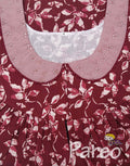 Cotton With Pockets, Central zip Medium Printed Nighty