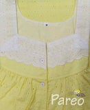 Hacoba With Pockets, Half Open Medium Printed Nighty