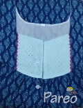 Soft Cotton With Pockets, Half Open Medium Printed Nighty