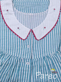 Bantex With Pockets, Half Open Small Printed Nighty
