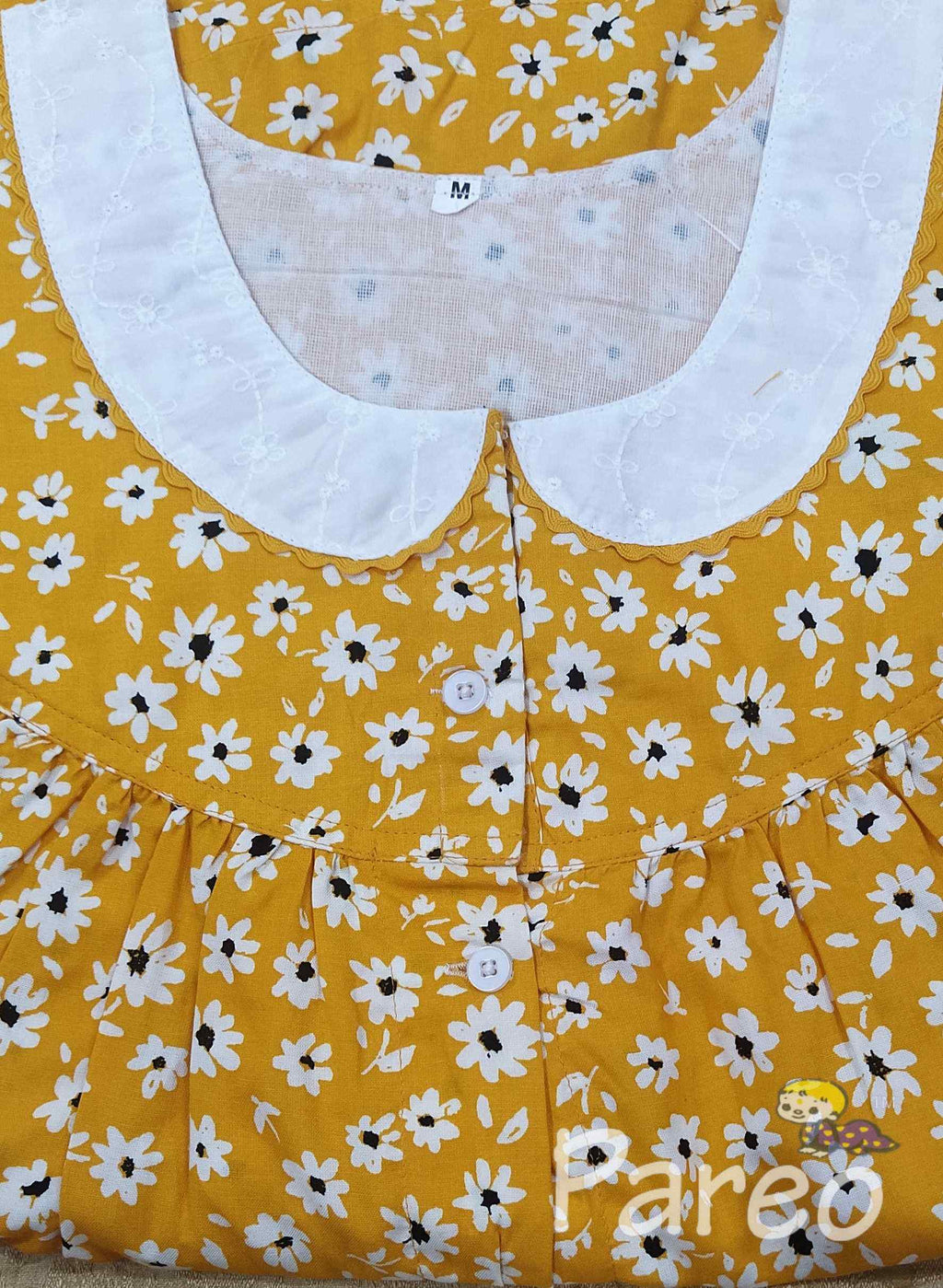 Rayon With Pockets, Full Open Medium Printed Nighty