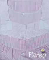 Cotton With Pockets, fullOpen Large Printed Nighty